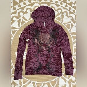 Harley-Davidson Maroon Graphic Hoodie